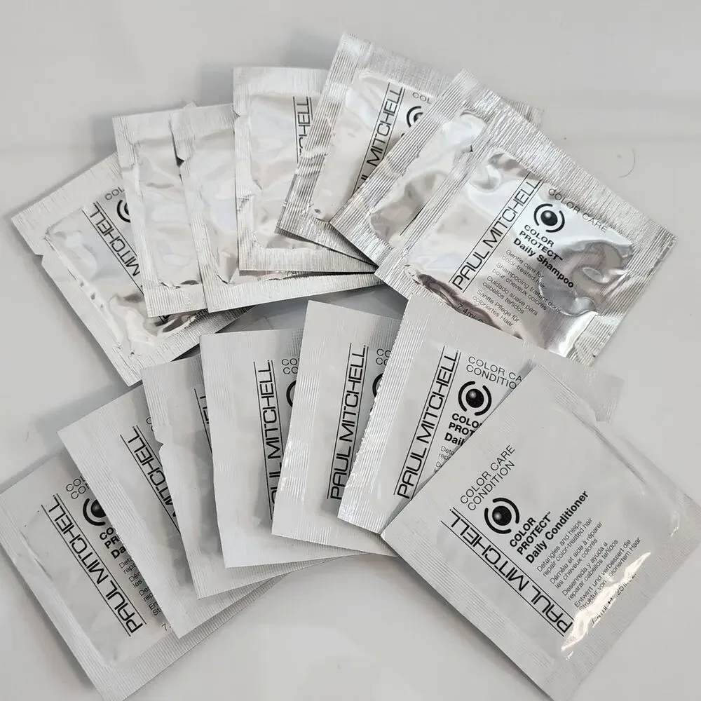 Lot of 14 Paul Mitchell Color Protect Daily Shampoo & Conditioner .25 oz NEW